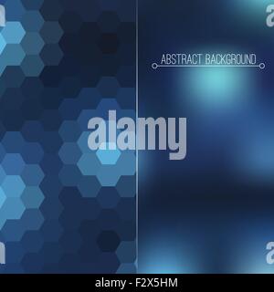 Abstract sfondo geometrico. Moderno design pattern esagoni Illustrazione Vettoriale