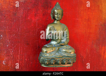 La figura del buddha Foto Stock
