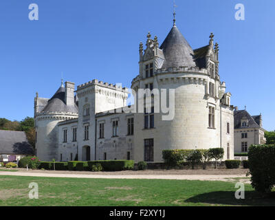 Chateau de Breze, nella Valle des Rois Francia Foto Stock