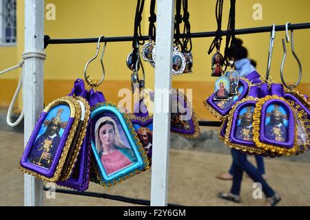 Grata di Nuestra Señora del Pilar la chiesa (XVII secolo ) - Señor de Cautivo Ayabaca Affitto peregrinazio in Ayabaca Affitto.Piura. Perù Foto Stock