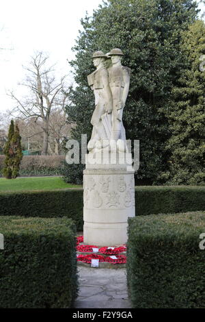 Di san Giovanni Lodge, Regents Park è un palazzo di cui i giardini sono aperti al pubblico. È di proprietà del Brunei famiglia reale. Foto Stock