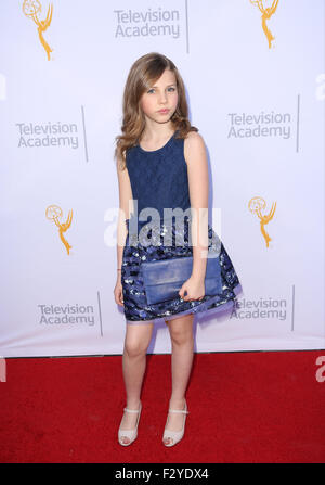 67Th LA ZONA Emmy Awards al Skirball Cultural Center di Guerin Pavilion di Herscher Hall - Arrivi con: Mila Brener dove: Los Angeles, California, Stati Uniti quando: 25 Lug 2015 Foto Stock