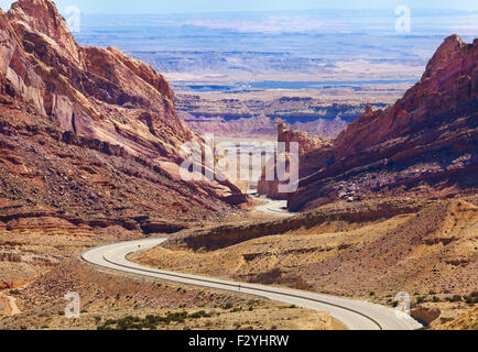 Spotted Wolf Canyon dello Utah, Stati Uniti d'America in primavera Foto Stock