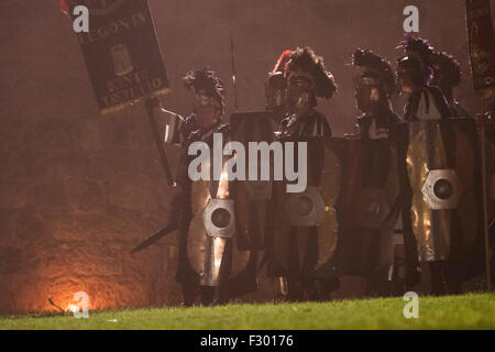 Cartagena, Spagna. Xxv Sep, 2015. Batalla Por La Conquista De Qart Hadasht Credito: ABEL F. ROS/Alamy Live News Foto Stock