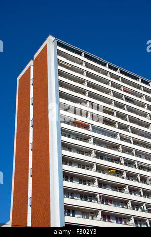 Costruzione di prefabbricati in calcestruzzo Lastre in Berlino Est Foto Stock