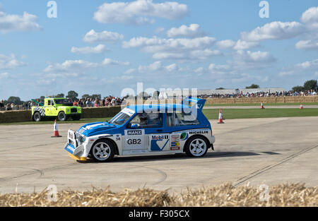 Il Fante di Giacomo, Sywell pistone Classic e puntelli,Vintage rally car. Foto Stock