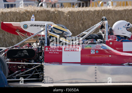 Il Fante di Giacomo, Sywell Classic pistone e Props.Vintage Race Car Foto Stock