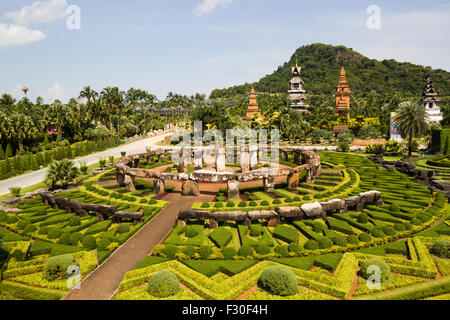 Nong Nooch giardino tropicale, Pattaya, Thailandia Foto Stock