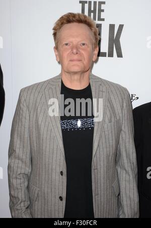 New York, NY, STATI UNITI D'AMERICA. 26 Sep, 2015. Philippe Petit presso gli arrivi per la Passeggiata Premiere al New York Film Festival 2015 apertura notturna di Gala, Alice Tully Hall presso il Lincoln Center di New York, NY Settembre 26, 2015. Credito: Derek Storm/Everett raccolta/Alamy Live News Foto Stock