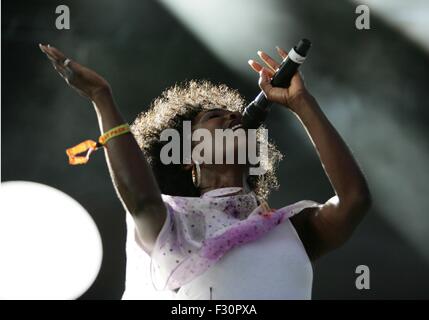 Las Vegas, NV, Stati Uniti d'America. 26 Sep, 2015. di presenze per il 2015 la Vita è Bella Festival - SAT, Downtown Las Vegas NV, Settembre 26, 2015. Credito: James Atoa/Everett raccolta/Alamy Live News Foto Stock