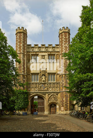 Università di Cambridge, Trinity College Porta Grande Foto Stock