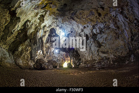 Bella grotta di Lod in Sappong Foto Stock