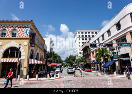 West Palm Beach Florida, Arts & Entertainment District, Clematis Street, Olive Avenue, centro, Don Ramon cucina cubana, ristorante ristoranti cibo ristoranti Foto Stock