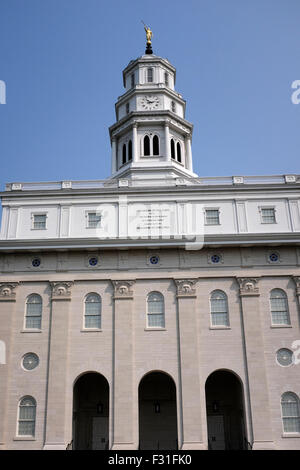 Ricostruita Mormone Tempio di Nauvoo, Illinois Foto Stock