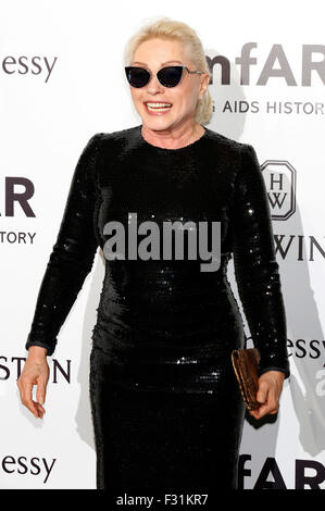 Debbie Harry (Blondie) bei der amfAR la Fashion Week di Milano Gala 2015 im La Permanente. Mailand, 26.09.2015/picture alliance Foto Stock