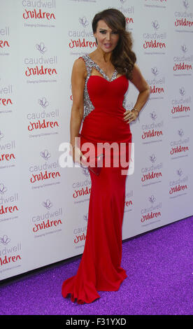 Londra, UK, 25 Giugno 2015: Lizzie Cundy assiste i bambini Caudwell Butterfly Ball, Grosvenor House Hotel, Park Lane in Londo Foto Stock