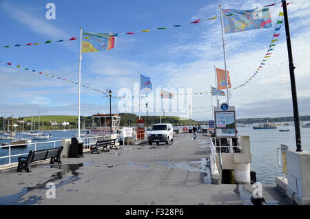 Il Principe di Galles pier a Falmouth in Cornovaglia Foto Stock