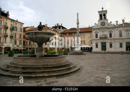 Piazza san Giacomo, Udine, Italien . Foto Stock