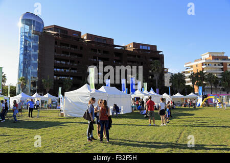 Montpellier, Francia, 26 settembre, 2015. 7° Giorno della biodiversità. Festival 'Facciamo clima". Bassin Jacques Coeur, Port Marianne. Credito: Digitalman/Alamy Live News Foto Stock