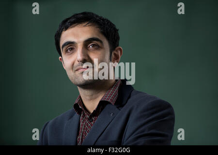 Romanziere britannico Sunjeev Sahota. Foto Stock