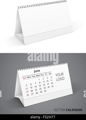 Calendario Illustrazione Vettoriale