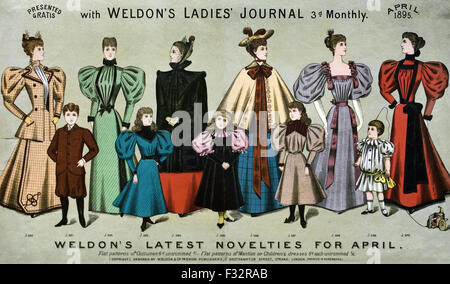 Weldon il Signore ufficiale pubblicato da Weldon e Società 1895 -1900 mano incisioni colorate London Inghilterra England Foto Stock
