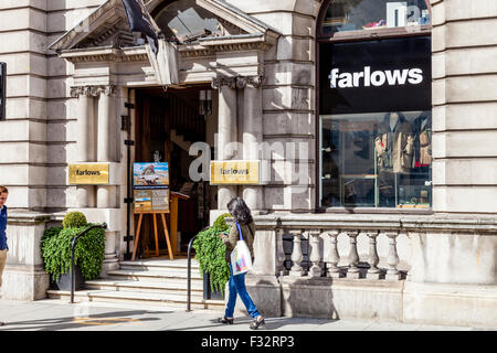 Paese Farlows/Abbigliamento outdoor Store, Pall Mall London, Regno Unito Foto Stock