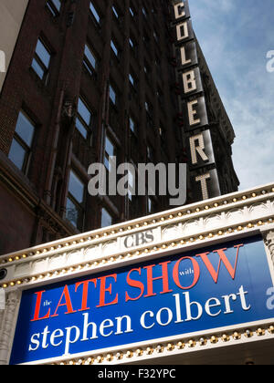 Ed Sullivan Theater, NYC Foto Stock