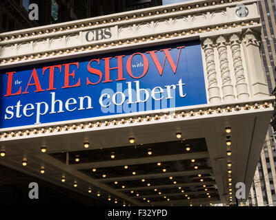 Ed Sullivan Theater, NYC Foto Stock