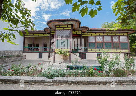 La Russia , la Crimea. Bakhchisaray Khan's palace .l'entrata principale dell'edificio dell'harem . Foto Stock