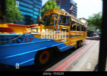 Duck Tours of London, London REGNO UNITO Foto Stock