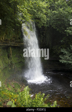 Cascata Glencar Lough Foto Stock