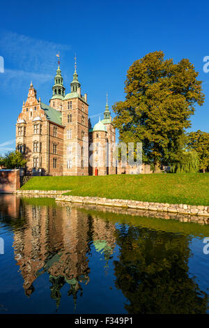 Il Castello di Rosenborg, Copenaghen, la regione della capitale della Danimarca, la Danimarca Foto Stock