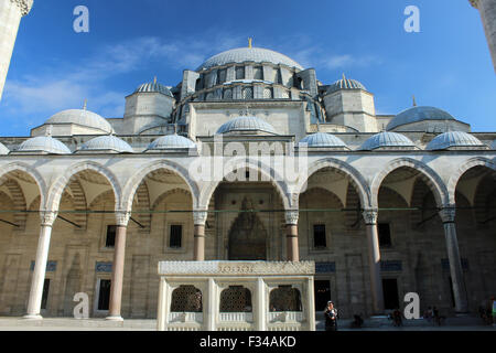 Un tipico moschea di Istanbul come un patrimonio storico e architettonico monumento religioso. Foto Stock