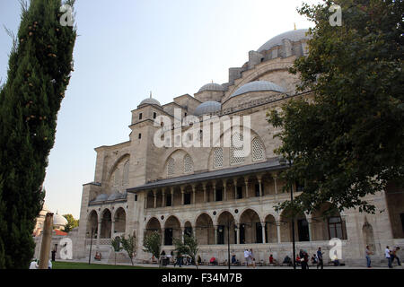 Un tipico moschea di Istanbul come un patrimonio storico e architettonico monumento religioso. Foto Stock