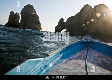 Barca estate avventura,Arco di Cabo San Lucas, Baja California, Messico Foto Stock