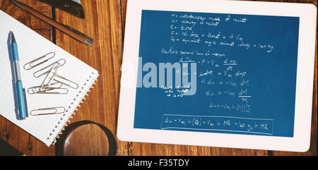 Immagine composita del razzo scienza teoria Foto Stock