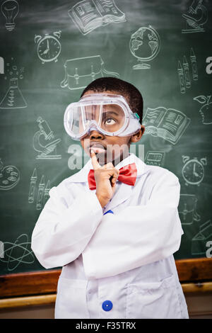 Immagine composita della scuola scarabocchi Foto Stock