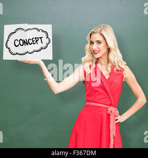 Immagine composita del concetto di cloud computing Foto Stock