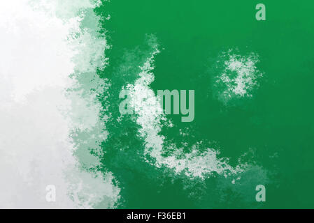 Bandiera pakistana - grunge design pattern Foto Stock