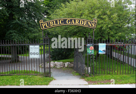 I giardini pubblici di Halifax, N.S. Foto Stock