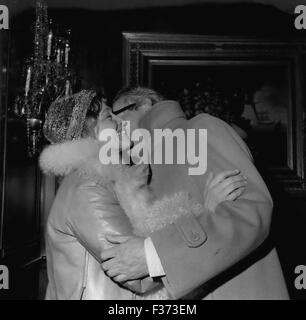 Dic. 29, 1978 - Maria Schell & Werner Baecker (della TV tedesca) © Keystone Pictures USA/ZUMAPRESS.com/Alamy Live News Foto Stock