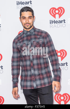 Attore Wilmer Valderrama assiste il 2015 iHeartRadio Music Festival al MGM Grand Garden Arena il 19 settembre 2015 a Las Vegas Foto Stock