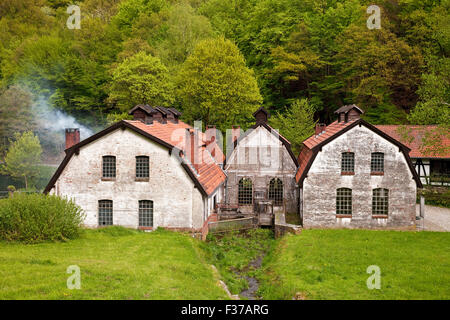 Mulino di zinco in open-air museum, Hagen, distretto della Ruhr, Nord Reno-Westfalia, Germania Foto Stock