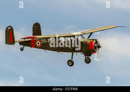 Max Holste MH.1521 Broussard è stato progettato per soddisfare una degli anni cinquanta requisito per un leggero di collegamento e di osservazione di aeromobili. Foto Stock