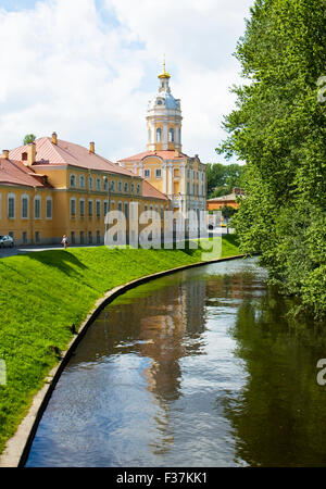 San Pietroburgo, Russia - Luglio 09, 2012: monastero Lavra di Alexander Nevsky. Foto Stock