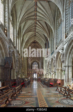 Lichfield Cathedral coro Foto Stock