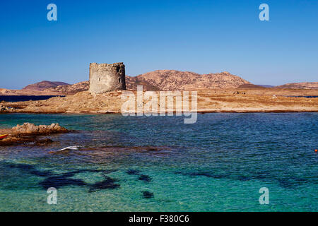 Spiaggia di Stintino, Sardegna Foto Stock