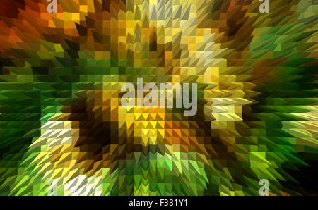 Sfondo astratto con forme geometriche Foto Stock