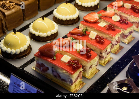 Café Central nel Palais Ferstel, Herrengasse 14, Vienna, Austria, il patrimonio mondiale Foto Stock